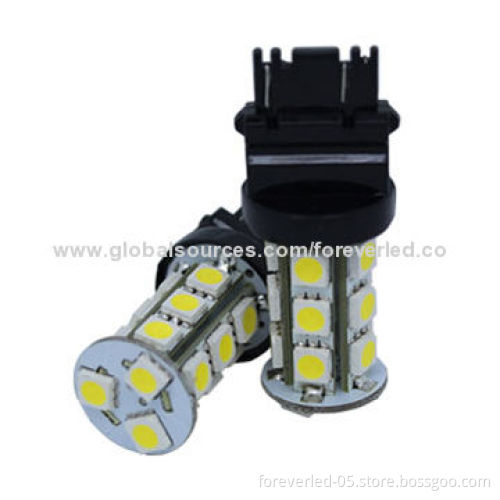 3157 Wedge Base LED Bulb as Tail, Turn, Brake Light, 180lm Luminous Flux